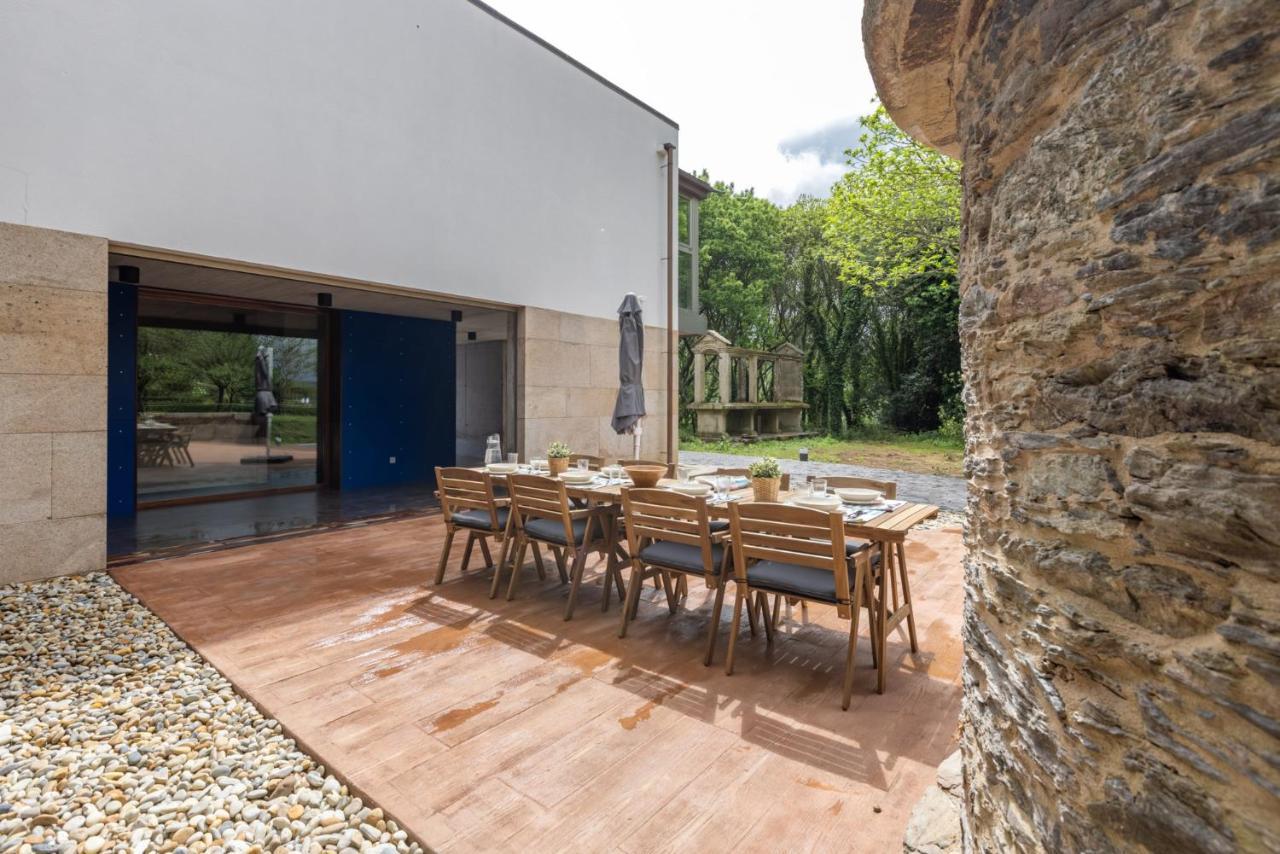 Villa Gran casa rústica en Sigueiro Exterior foto