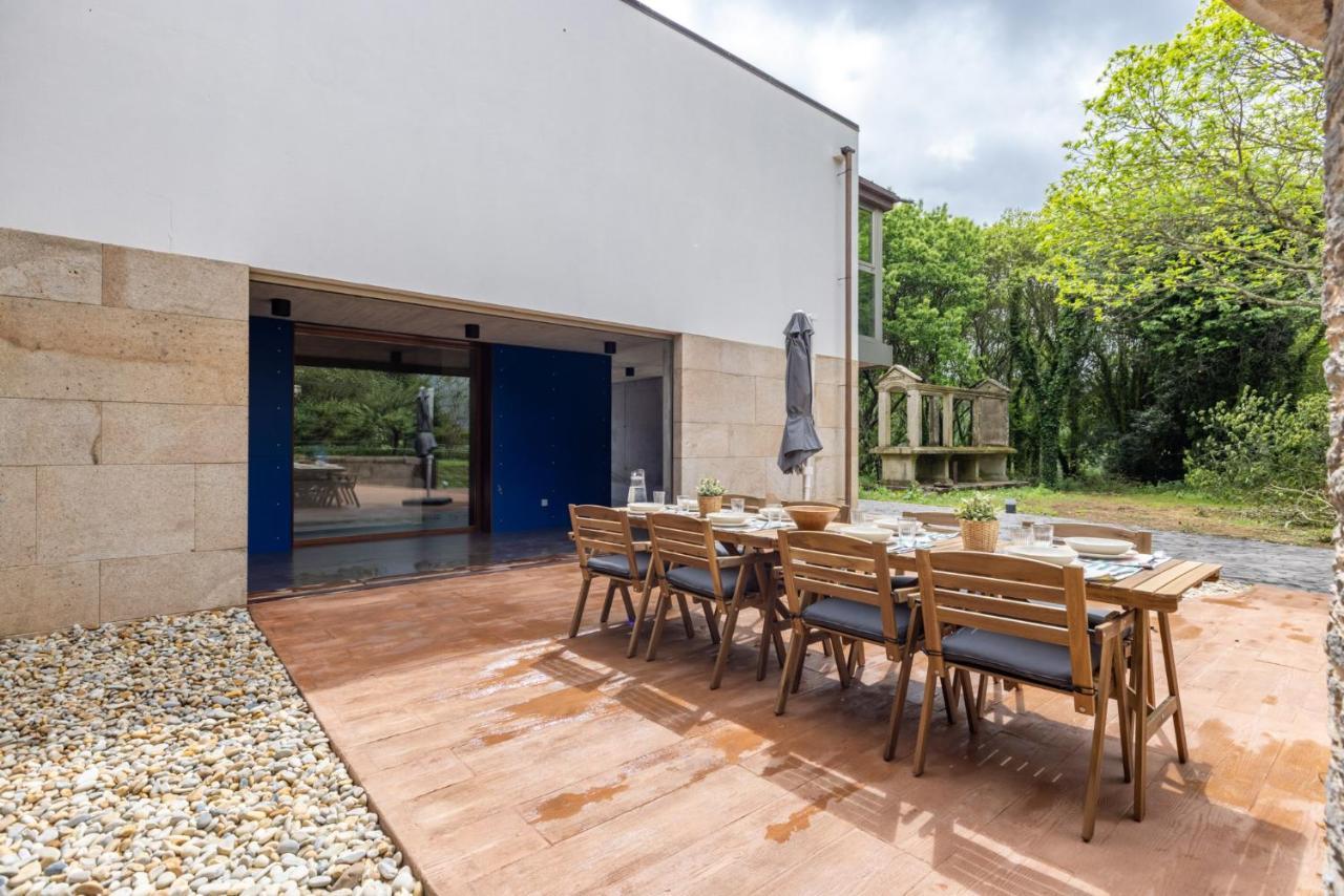 Villa Gran casa rústica en Sigueiro Exterior foto
