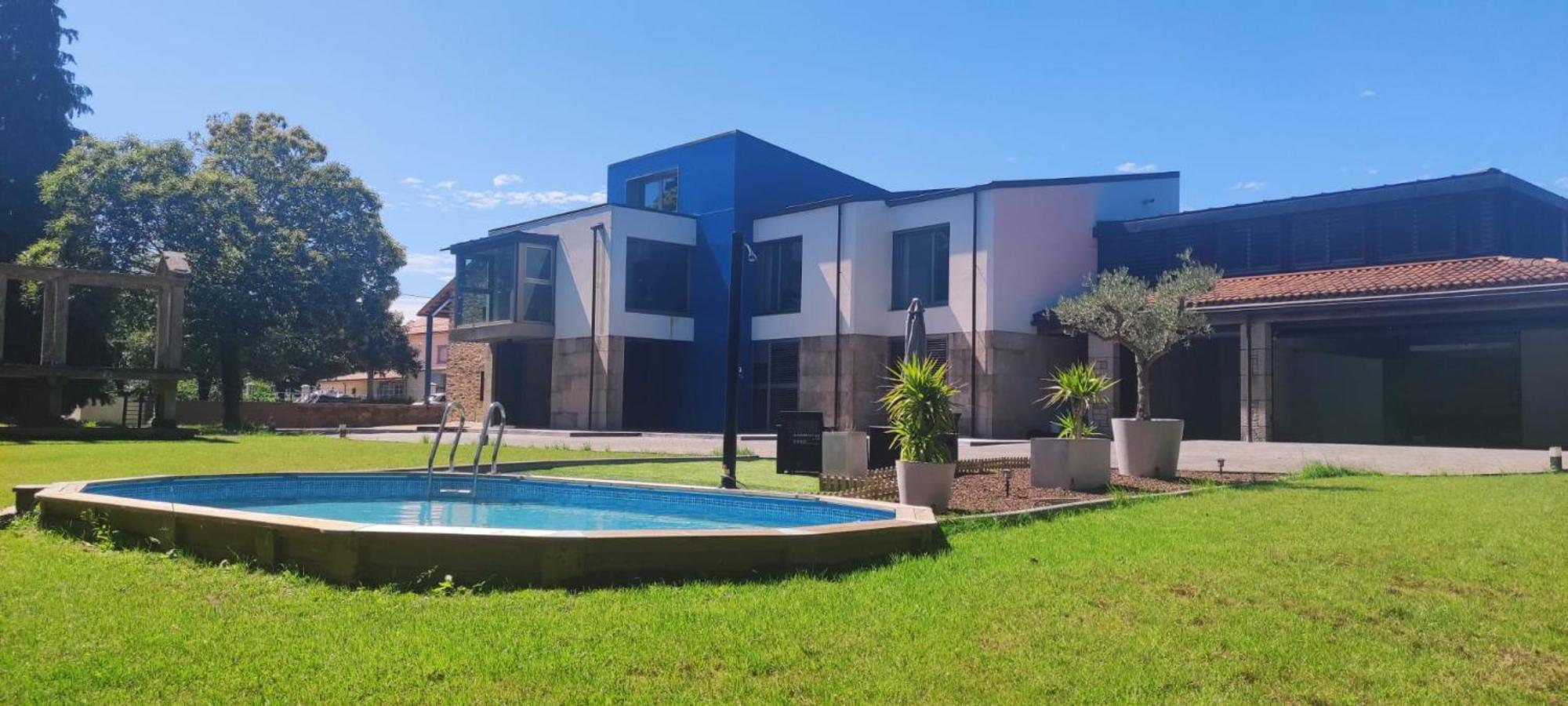 Villa Gran casa rústica en Sigueiro Exterior foto